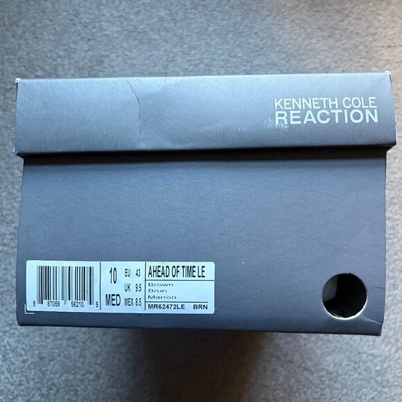 Kenneth Cole Reaction Ahead of Time Leather Shoes Loafers Driving Moc | Size 10 - Picture 3 of 8